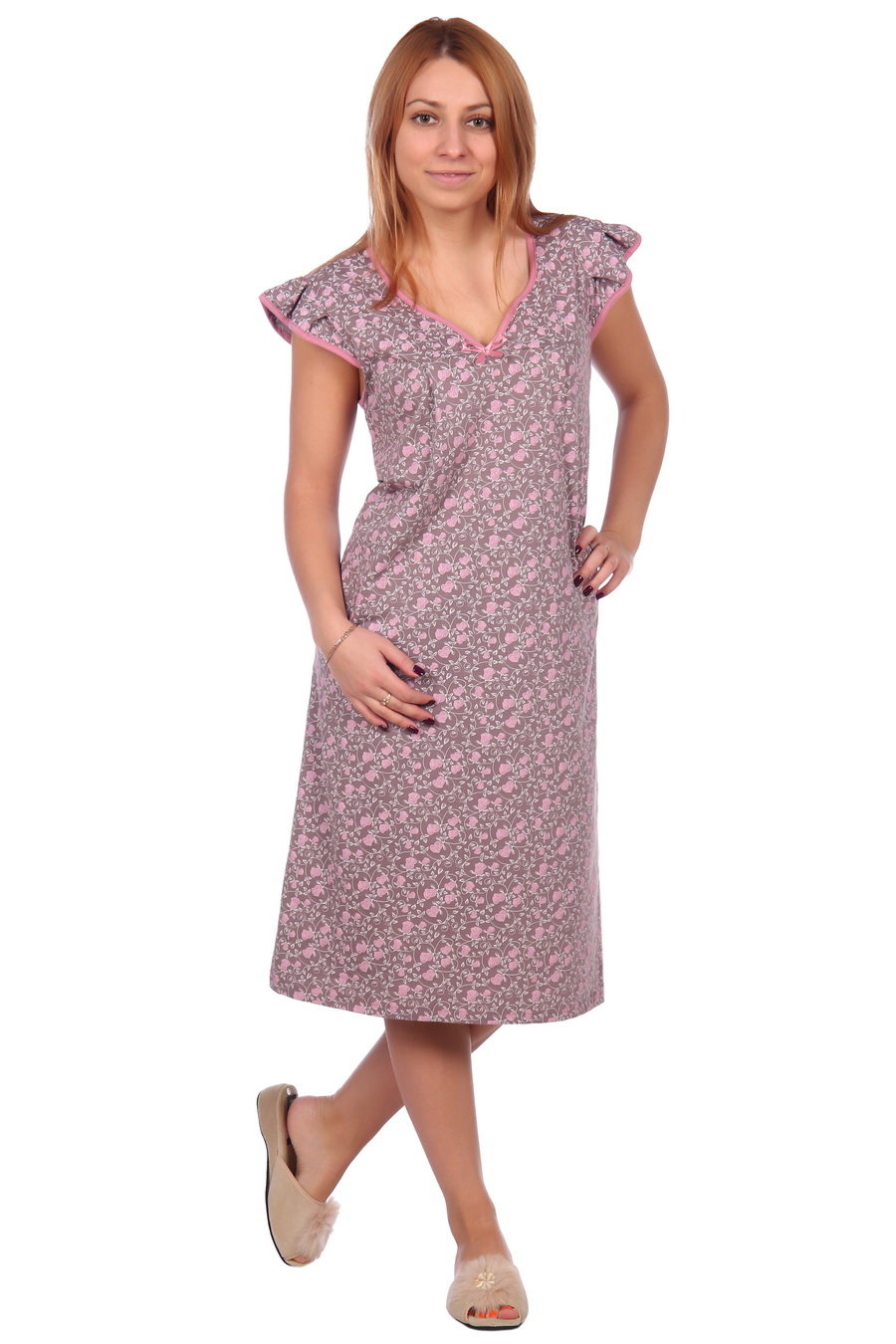 Фото товара 18476, длинная свободная сорочка